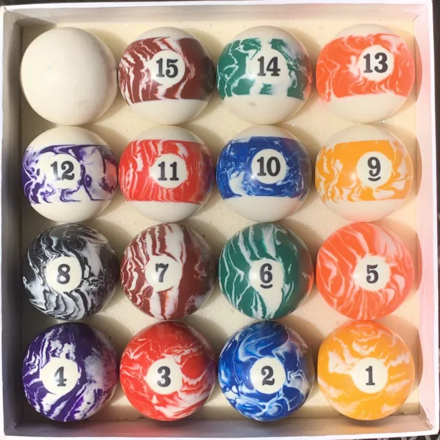 Pool Ball Set Vintage ELEPHANT BALLS BILLIARD ESPN Tournament Set - Pool Balls