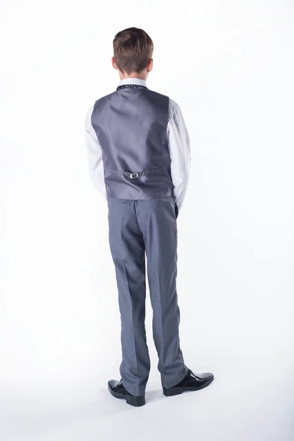 Abiti per ragazzo 5 pezzi abito da sposa pagina ballo bambino festa formale 3 colori 7