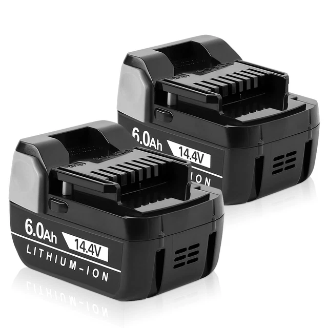 1 ~ 2 x For HITACHI 14.4V Battery 6.0Ah Cordless Drills Chainsaws Saws BSL1460