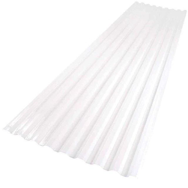 26 In. X 6 Ft. White Opal Polycarbonate Roof Panel Corrugated Roof Sheets