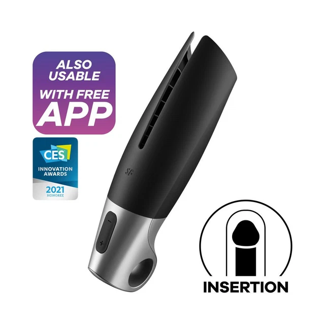 Satisfyer power masturbator connect app masturbatore maschile interattivo con ap