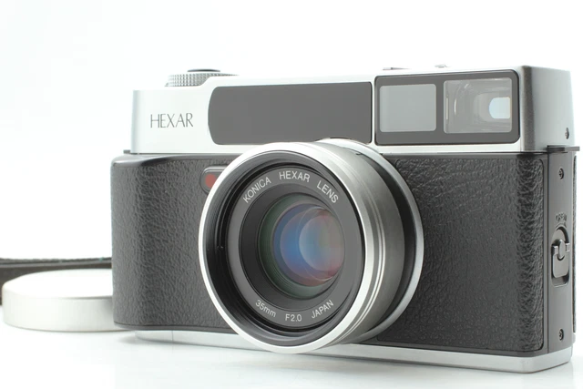 Lcd Works [Near MINT] Konica Hexar AF Silver 35mm Rangefinder From JAPAN