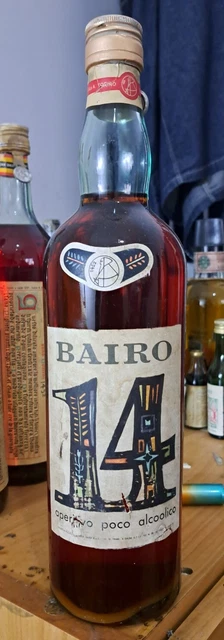 Raro Aperitivo  Bairo  14 DISTILLERIA BAIRO CL 100 Alcool 14 % Sigillo Stella