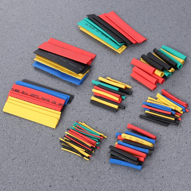 164 pz Kit Tubi Termoretraibili Tubi Maniche Involucro Tubo Involucro Marino