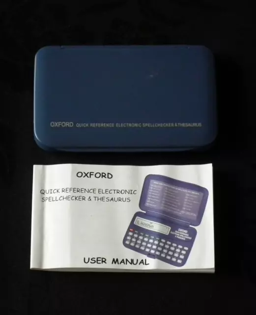 Oxford Quick Reference Electronic Spellchecker & Thesaurus - Kayee 2000