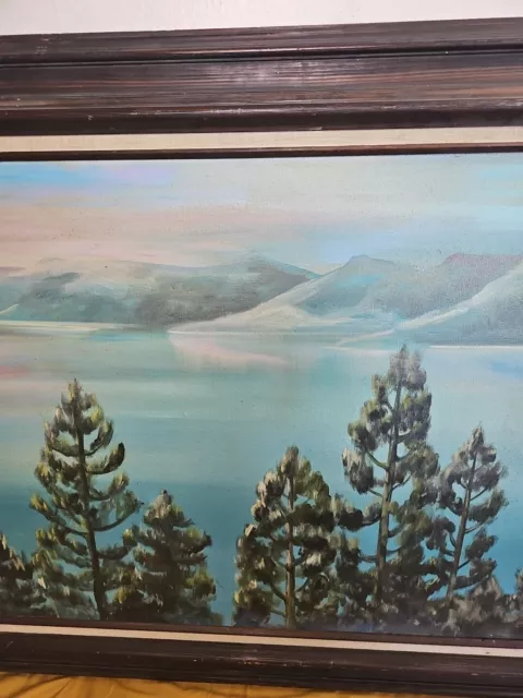 Eastern Sierras Ca Landscape Early 1900 Impressionism Oil Painting Irma Wallem 3