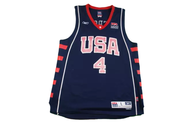 Maillot basket rétro USA N°4 Iverson