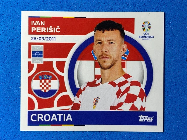 FIGURINE TOPPS UEFA Euro 2024 Germany CRO14 Ivan Perisic (Croatia) EUR ...
