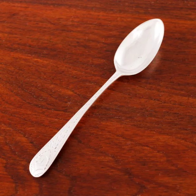 Thomas Wallis Ii George Iii Sterling Silver Teaspoon Old English 1786 Mono C