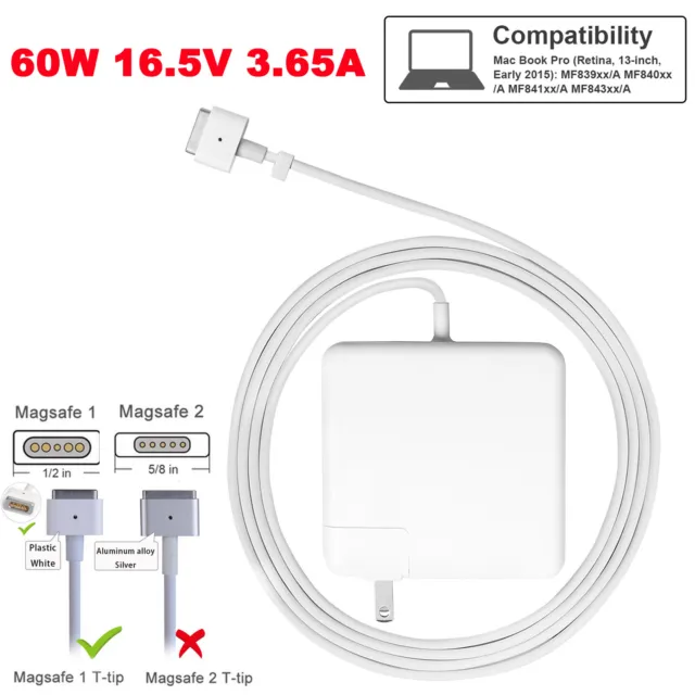 For Apple MacBook Pro 13" A1181 A1184 2008-2011 AC Adapter Charger Power Supply