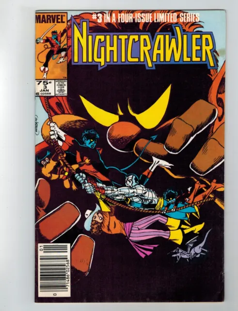 Nightcrawler #3 Comic Book January 1986 Marvel Comics X-Men