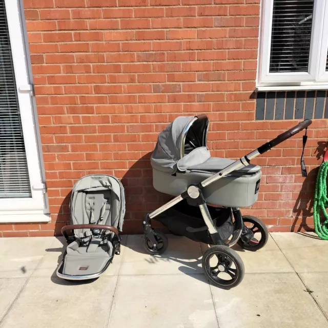 Mamas & Papas Ocarro Travel System Pushchair Pram Grey 5 Piece
