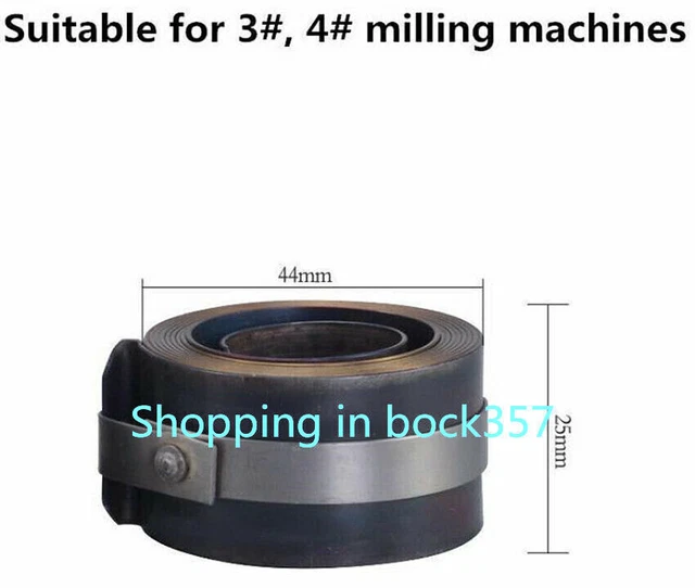 1x Milling Machine Part Spindle Quill Return Clock Spring R8 25mm For Bridgeport