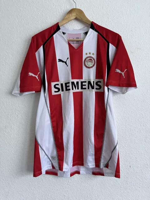 Puma Olympiakos Piräus #11 Predrag Djordjevic 2005/06 Home Vintage Trikot