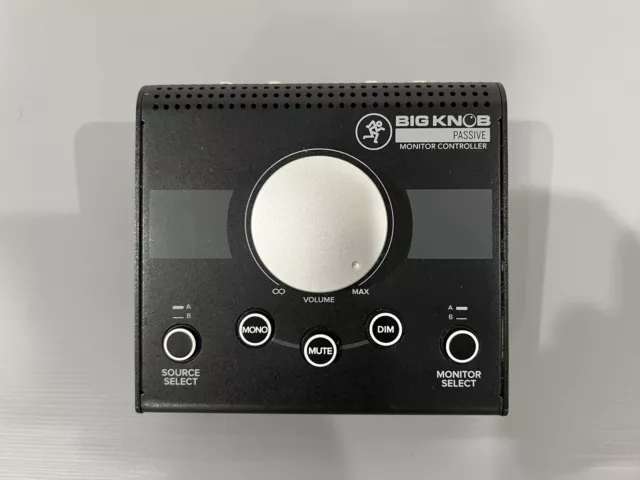 Mackie Big Knob Passive 2x2 Studio Monitor Controller Pristine Audio Quality DJ