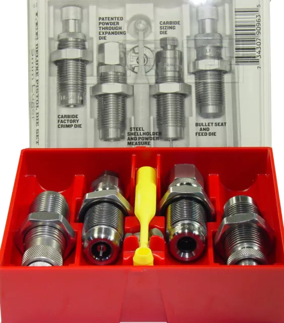 Lee Precision 90447 Deluxe 4 reloading Die Set 380 ACP