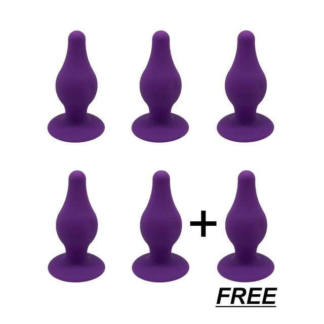 Anal plug anale stimolatore in silicone memory termoreattivo tg L viola offerta