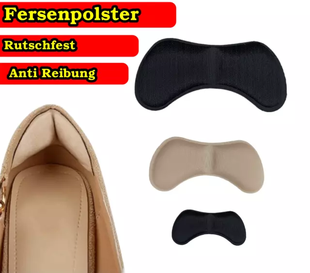 2-4Fersenpolster Anti Slip Almohadillas para Talón Soporte De Zapato Tapicería