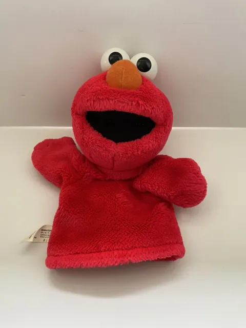 Sesame Street Elmo Hand Puppet Plush 9" 2004 Fisher Price Stuffed Animal Toy