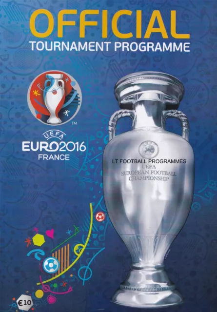 * Euro 2016 Official Tournament Programme (European Championships France 2016) *