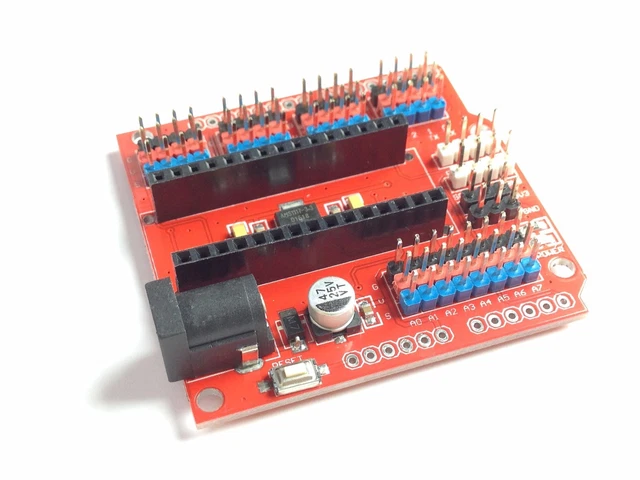 I/O SHIELD FÜR Arduino Nano/UNO | Funduino-NANO-006 V3.0 | KEYES EB021 ...