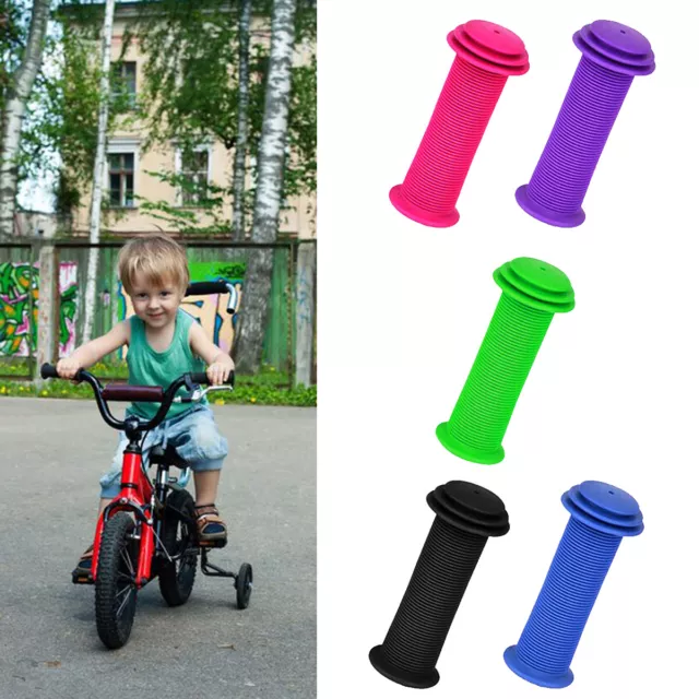 2X Soft Bike Handlebar Grips For Kids Scooter Tricycle Bicycle Handlebar T-bar