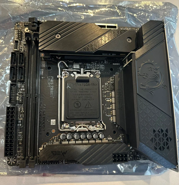 MSI MEG Z690I UNIFY DDR5 LGA 1700 Mini ITX Intel Motherboard Latest