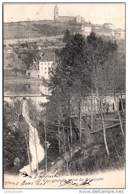 58 LORMES - vue generale prise du reservoir