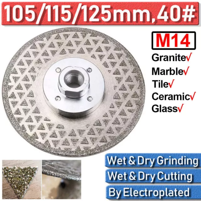 105/115/125mm Porcelain Tile Thin Diamond Dry Cutting Blade Disc Grinder Wheel c