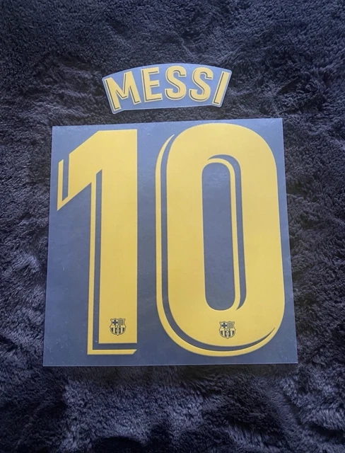 Flocage Maillot FC Barcelone Domicile 2020/2021 - Numéro 11 Jaune - Neuf Sans Emballage