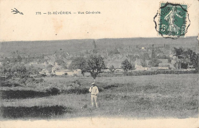 Cpa 58 Saint Reverien General View