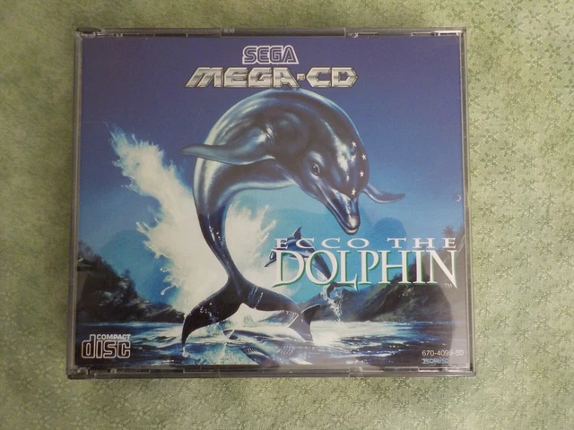 Jeu Ecco The Dolphin- Sega Mega Cd - Complet