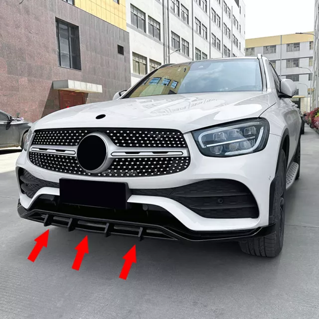 Spoiler Avant Lèvre Pare-Chocs Noir Pour Benz C253 X253 GLC-Klasse AMG-Line FL