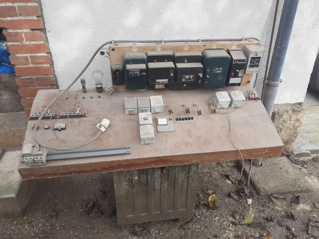 Ancien compteur électrique monophasé edf vintage - Bricolage