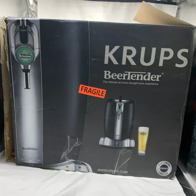 Krups Beertender PLUS 5 Tubes Mini Beer Tap Keg Cooling Kegerator Type VB50  B90