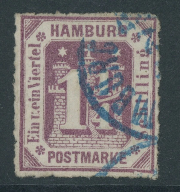 Hamburg Mi. Nr. 20 b gestempelt LUXUS geprüft Flemming 90 Euro