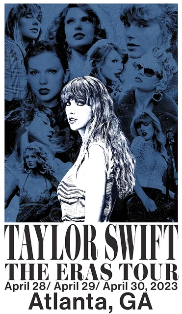 TAYLOR SWIFT THE Eras Tour Atlanta GA April 28-30th 2023 Official Venue