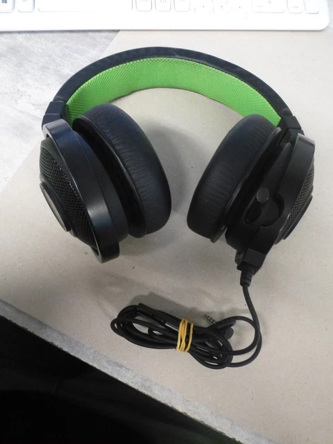 casque audio razer Kraken PRO noir et vert ( hors service )