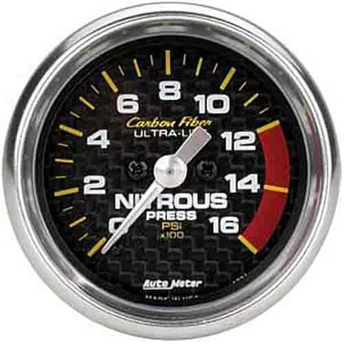 Auto Meter 4774 Carbon Fiber Nitrous Gauge