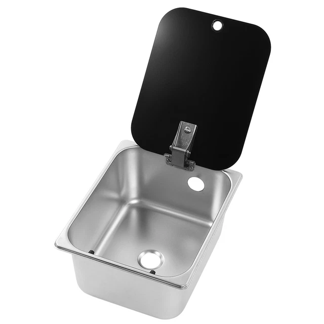 RV Kitchen Sink Large Capacity Stainless Steel Hand Wash Easy Clean Sink For