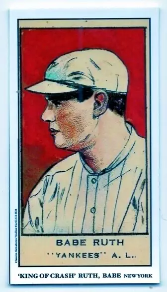 Babe Ruth T206 1921 W551 Baseball Cards Classics Signatures Trading Card Aceo