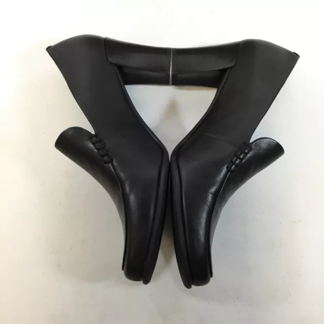 Franco Sarto Nolan Womens Black Slip On Pump Heels Size 8.5 M 3