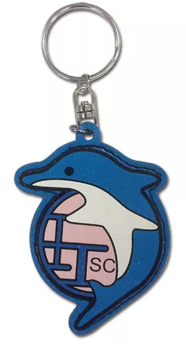 **Legit** Free Iwatobi Swim Club Anime PU Keychain ES SC Icon Dolphin #37316