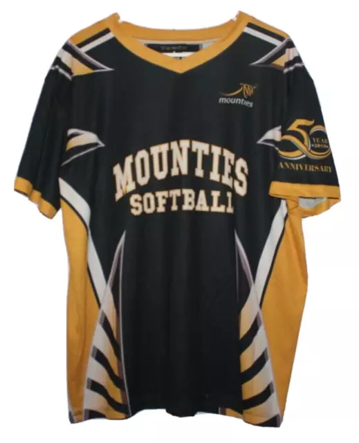 Mounties Softball Jersey 2019 50th Anniversary Size XL