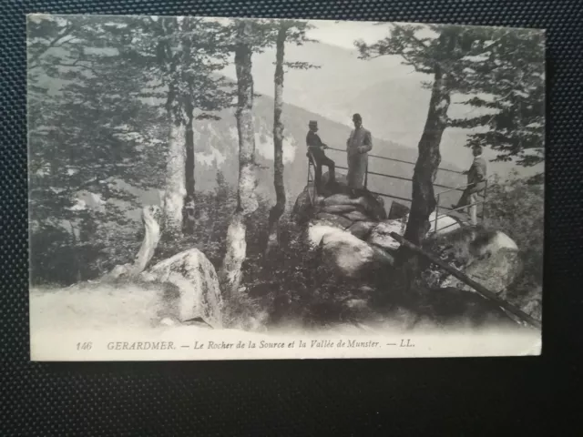CPA 88 GERARDMER - The Rock of Source and the Munster Valley