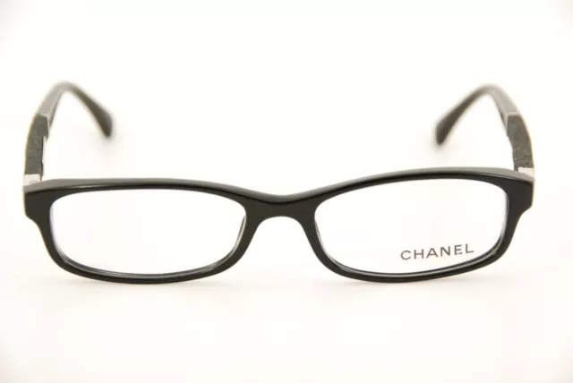 RARE AUTHENTIC CHANEL 3263-Q c.1390 Brown Silver 52mm Glasses