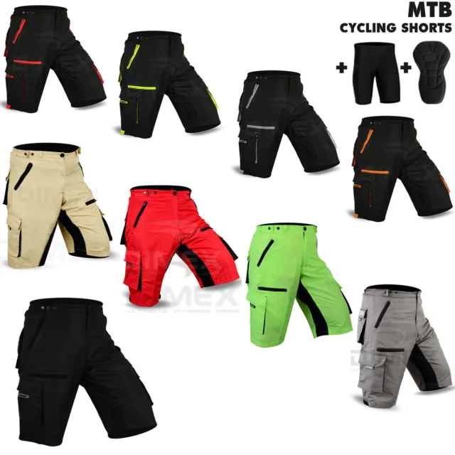 MTB Cycling Short Off Road Bicycle With CoolMax Padded Liner Shorts Dimex Sports