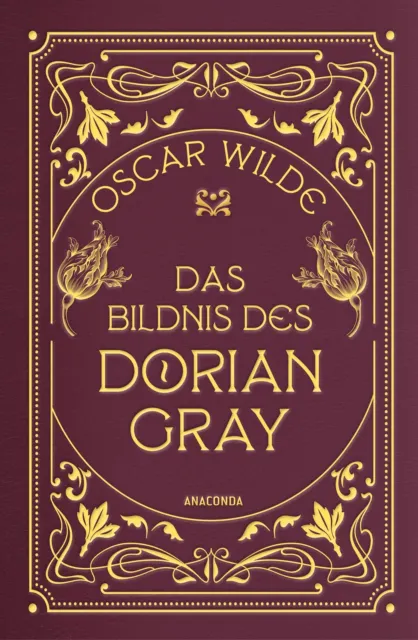 Oscar Wilde Das Bildnis des Dorian Gray. Gebunden In Cabra-Leder mit Goldprägung