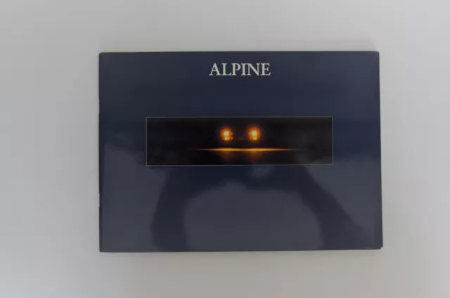 Catalogue Brochure Alpine Renault A610 - Juin 1992 - Quasi neuf !