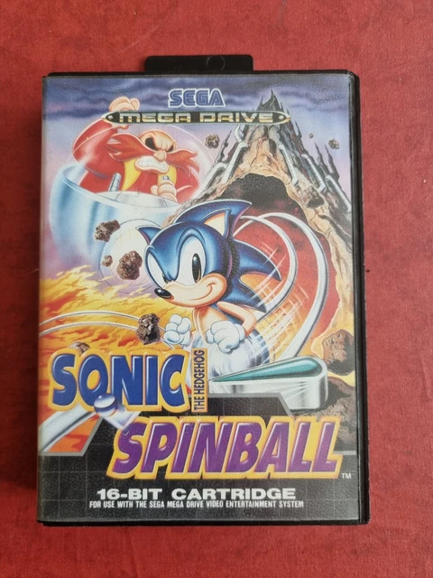 SONIC THE HEDGEHOG Spinball Sega Mega Drive - Complete With Manual ...